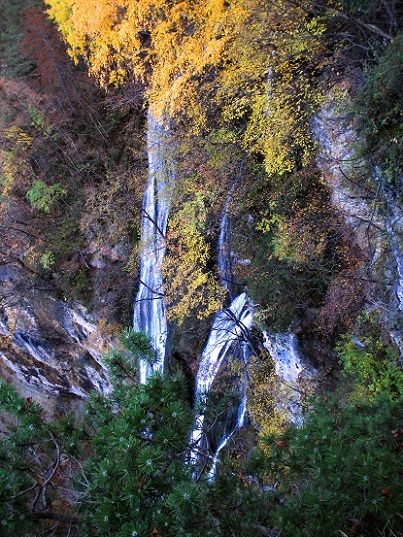 Foto: Andreas Koller / Klettersteigtour / Via ferrata Valimpach (926m) / Cascata di Valimpach / 13.11.2021 11:12:58