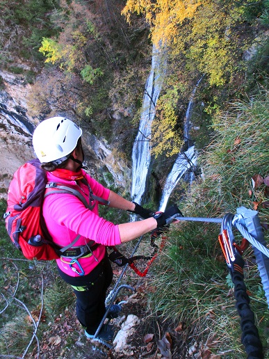Foto: Andreas Koller / Klettersteigtour / Via ferrata Valimpach (926m) / 13.11.2021 11:06:40