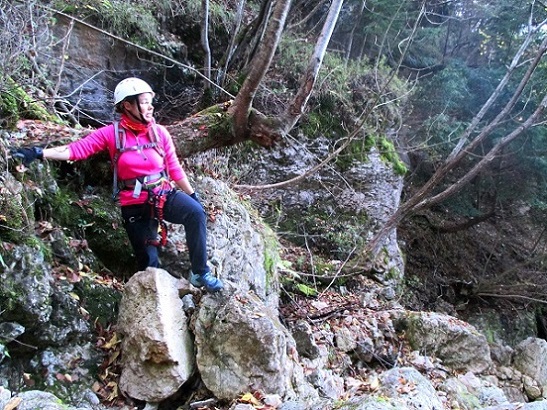 Foto: Andreas Koller / Klettersteigtour / Via ferrata Valimpach (926m) / 13.11.2021 11:06:09