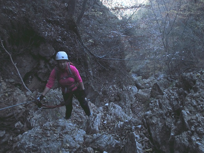Foto: Andreas Koller / Klettersteigtour / Via ferrata Valimpach (926m) / 13.11.2021 11:05:56