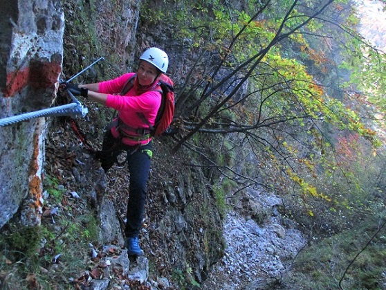 Foto: Andreas Koller / Klettersteigtour / Via ferrata Valimpach (926m) / 13.11.2021 11:05:26