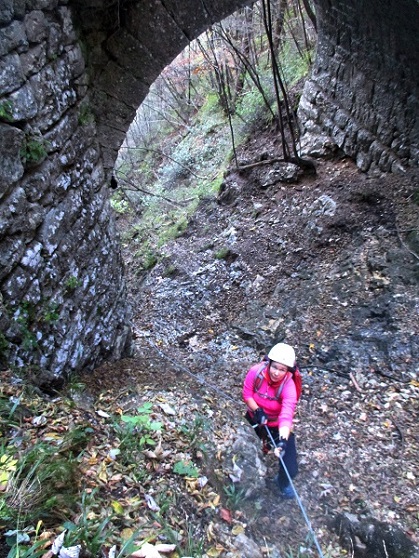 Foto: Andreas Koller / Klettersteigtour / Via ferrata Valimpach (926m) / 13.11.2021 11:04:08