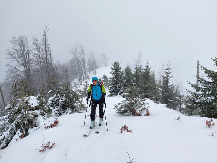 Foto: Rupert Gredler / Skitour / Rannberg auf einsamer Spur / Auf dem Gipfelgrat / 14.01.2022 10:25:15