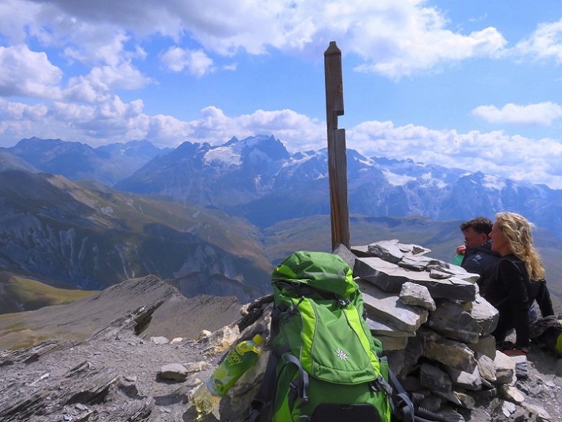 Foto: Andreas Koller / Wandertour / Pic du Mas de la Grave (3021m) / Endlich am Gipfel des Pic du Mas de la Grave / 22.04.2022 22:27:30