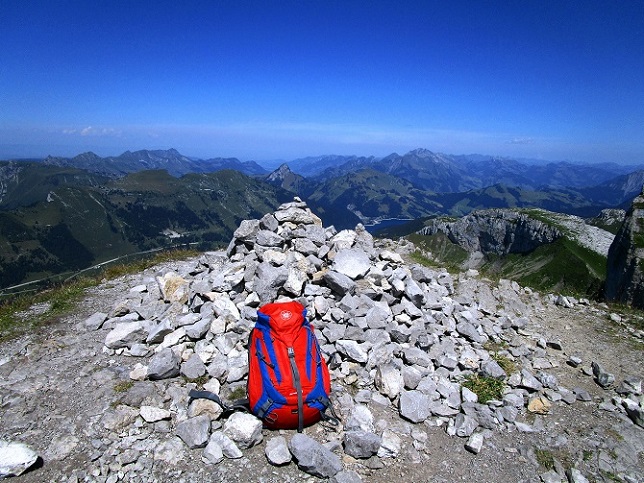 Foto: Andreas Koller / Klettersteigtour / Via ferrata Tour dŽAi (2331m) / Gipfel Tour d'Ai / 05.08.2022 13:42:40