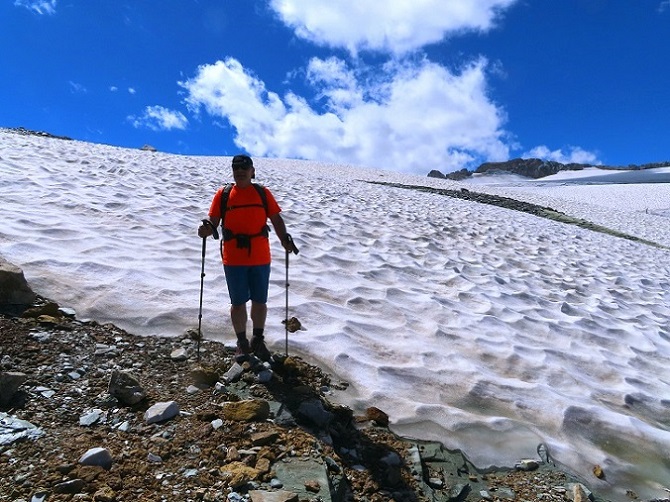 Foto: Andreas Koller / Wandertour / Pointe de la Rechasse (3212m) / Am Glacier de la Roche Ferran / 05.08.2022 18:39:20