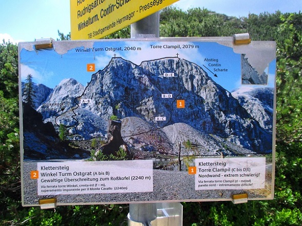 Foto: Andreas Koller / Klettersteigtour / Leichte Klettersteigrunde am Nassfeld (2079m) / 13.09.2022 01:22:47
