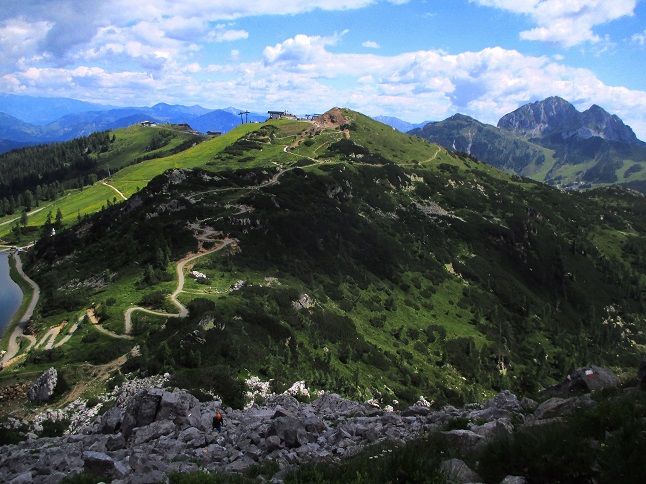 Foto: Andreas Koller / Klettersteigtour / Leichte Klettersteigrunde am Nassfeld (2079m) / 13.09.2022 01:22:42