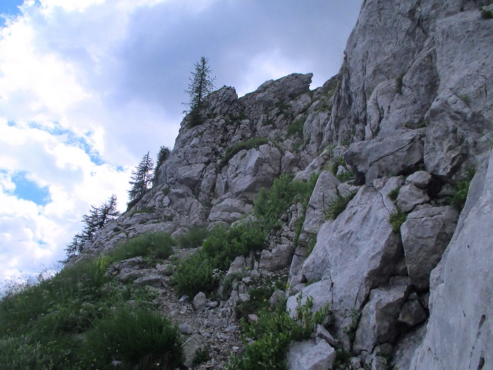 Foto: Andreas Koller / Klettersteigtour / Leichte Klettersteigrunde am Nassfeld (2079m) / 13.09.2022 01:22:37