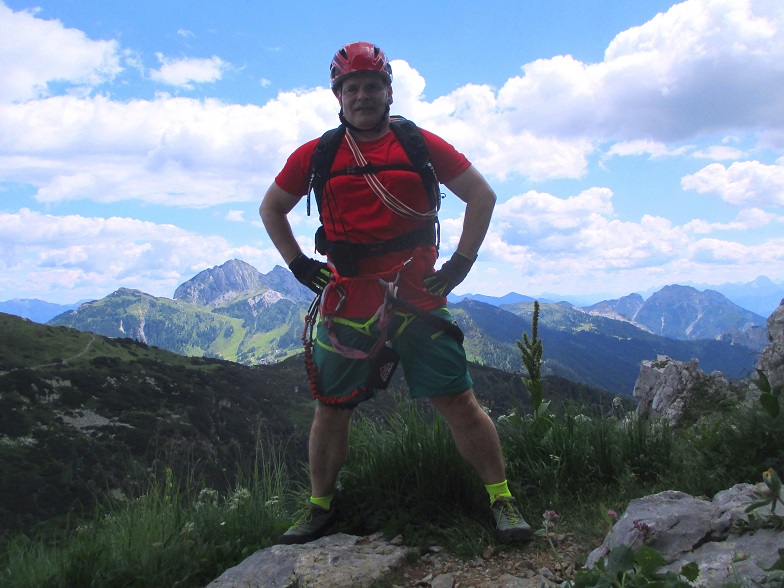 Foto: Andreas Koller / Klettersteigtour / Leichte Klettersteigrunde am Nassfeld (2079m) / 13.09.2022 01:22:20
