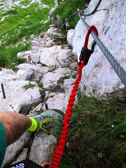 Foto: Andreas Koller / Klettersteigtour / Leichte Klettersteigrunde am Nassfeld (2079m) / 13.09.2022 01:21:48