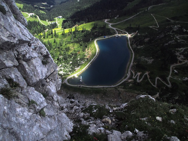 Foto: Andreas Koller / Klettersteigtour / Leichte Klettersteigrunde am Nassfeld (2079m) / 13.09.2022 01:20:14
