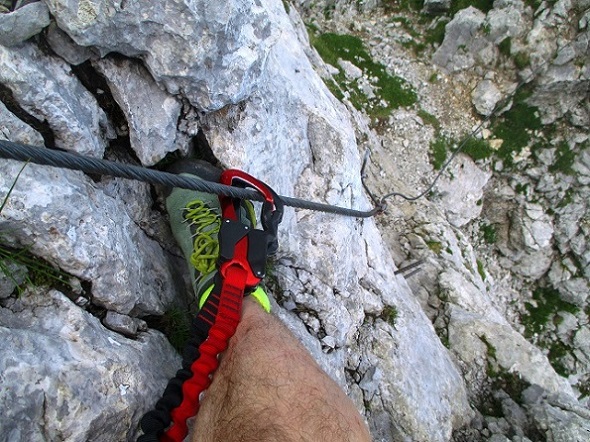 Foto: Andreas Koller / Klettersteigtour / Leichte Klettersteigrunde am Nassfeld (2079m) / 13.09.2022 01:19:07