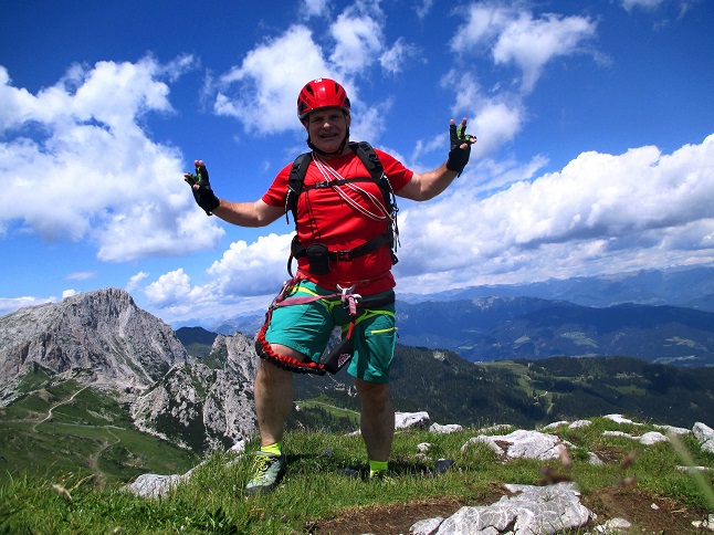 Foto: Andreas Koller / Klettersteigtour / Leichte Klettersteigrunde am Nassfeld (2079m) / 13.09.2022 01:18:13