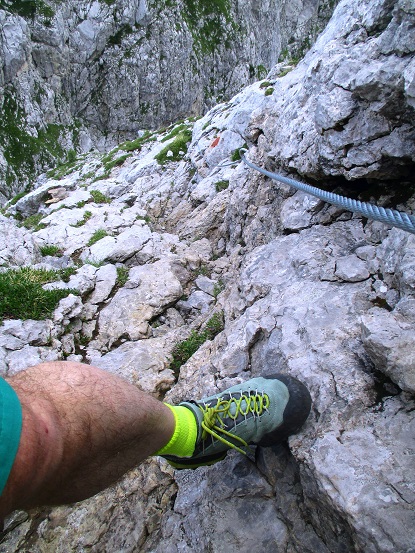 Foto: Andreas Koller / Klettersteigtour / Leichte Klettersteigrunde am Nassfeld (2079m) / 13.09.2022 01:16:22