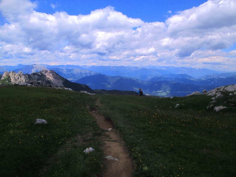 Foto: Andreas Koller / Klettersteigtour / Leichte Klettersteigrunde am Nassfeld (2079m) / 13.09.2022 01:14:54