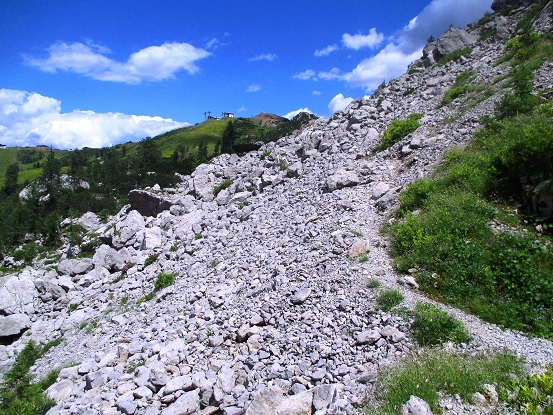 Foto: Andreas Koller / Klettersteigtour / Leichte Klettersteigrunde am Nassfeld (2079m) / 13.09.2022 01:13:52