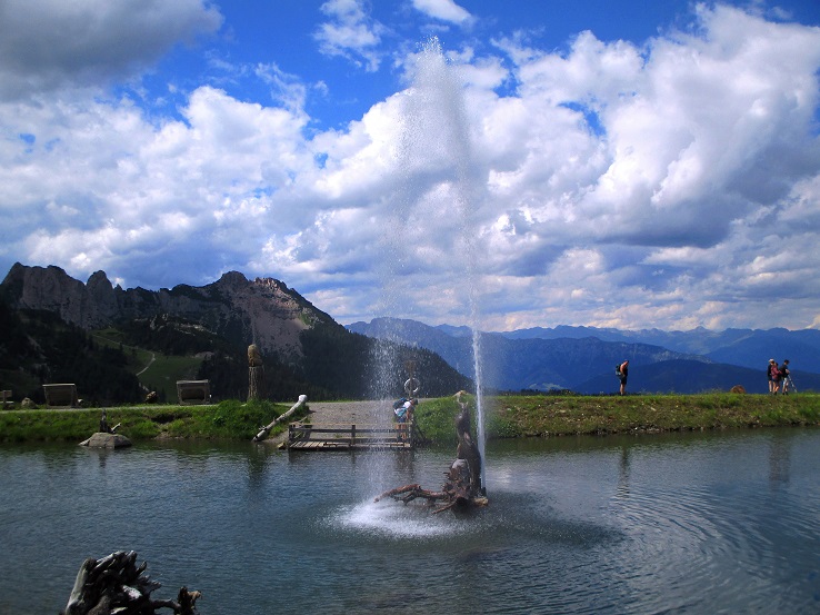 Foto: Andreas Koller / Klettersteigtour / Leichte Klettersteigrunde am Nassfeld (2079m) / 13.09.2022 01:13:24