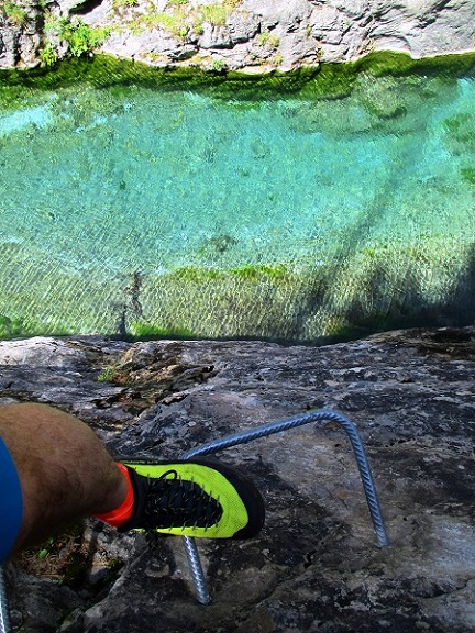 Foto: Andreas Koller / Klettersteigtour / Gorges de Mauvoisin 1: Via ferrata Saxifrage (1763m) / 16.09.2022 01:19:11