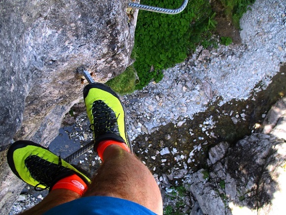 Foto: Andreas Koller / Klettersteigtour / Gorges de Mauvoisin 1: Via ferrata Saxifrage (1763m) / 16.09.2022 01:17:37