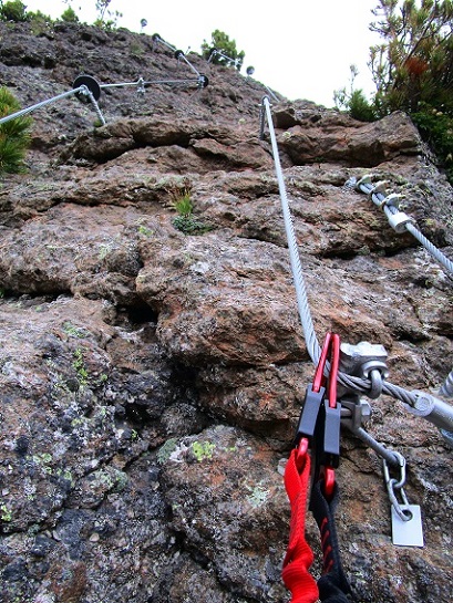 Foto: Andreas Koller / Klettersteigtour / Via ferrata dei Laghi Cermis Skyline inkl. zwei Gipfel (2535m) / 04.10.2022 00:51:57