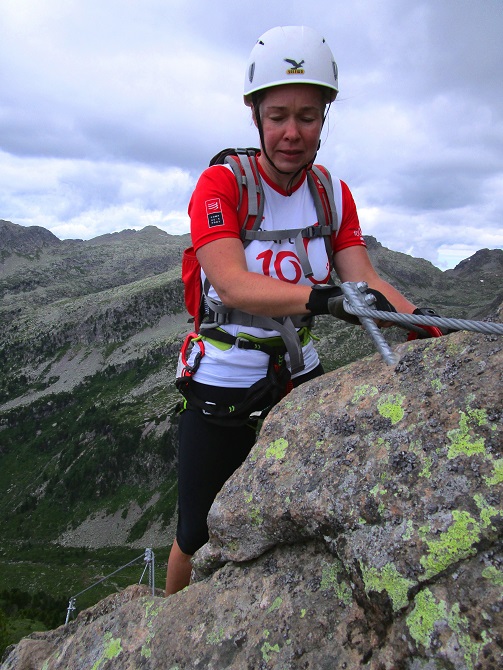 Foto: Andreas Koller / Klettersteigtour / Via ferrata dei Laghi Cermis Skyline inkl. zwei Gipfel (2535m) / 04.10.2022 00:51:10