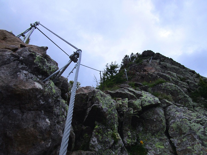 Foto: Andreas Koller / Klettersteigtour / Via ferrata dei Laghi Cermis Skyline inkl. zwei Gipfel (2535m) / 04.10.2022 00:50:53
