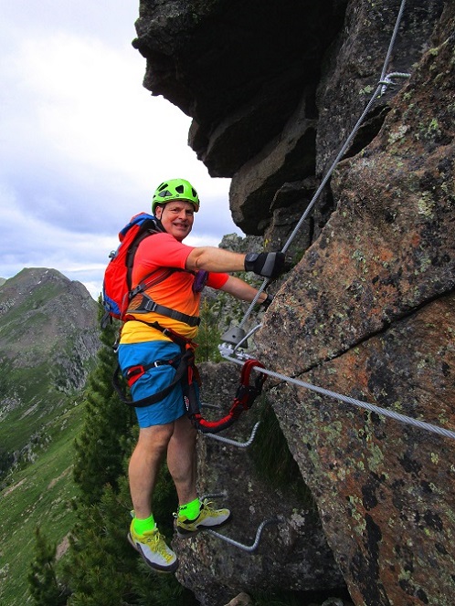 Foto: Andreas Koller / Klettersteigtour / Via ferrata dei Laghi Cermis Skyline inkl. zwei Gipfel (2535m) / 04.10.2022 00:50:34