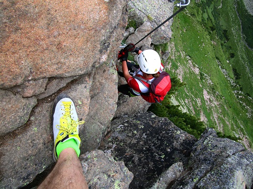 Foto: Andreas Koller / Klettersteigtour / Via ferrata dei Laghi Cermis Skyline inkl. zwei Gipfel (2535m) / 04.10.2022 00:50:27