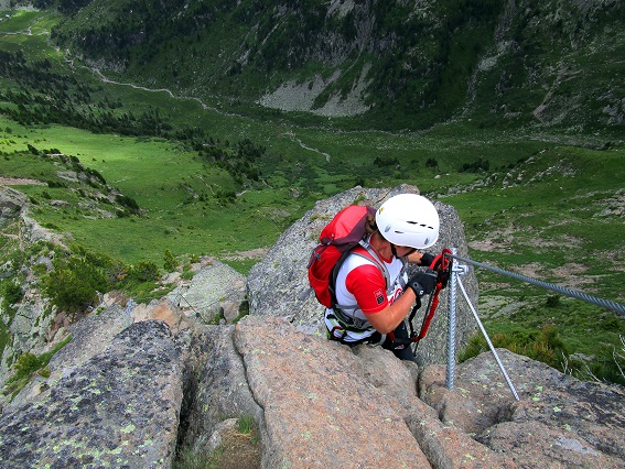 Foto: Andreas Koller / Klettersteigtour / Via ferrata dei Laghi Cermis Skyline inkl. zwei Gipfel (2535m) / 04.10.2022 00:50:05