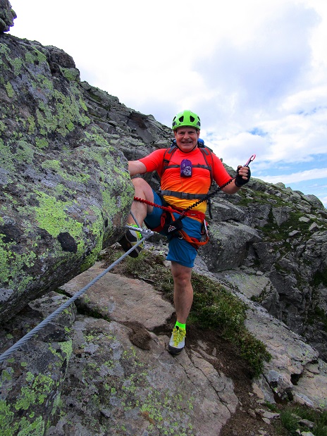 Foto: Andreas Koller / Klettersteigtour / Via ferrata dei Laghi Cermis Skyline inkl. zwei Gipfel (2535m) / 04.10.2022 00:49:43