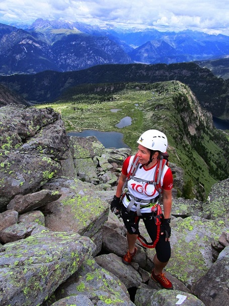 Foto: Andreas Koller / Klettersteigtour / Via ferrata dei Laghi Cermis Skyline inkl. zwei Gipfel (2535m) / 04.10.2022 00:49:13