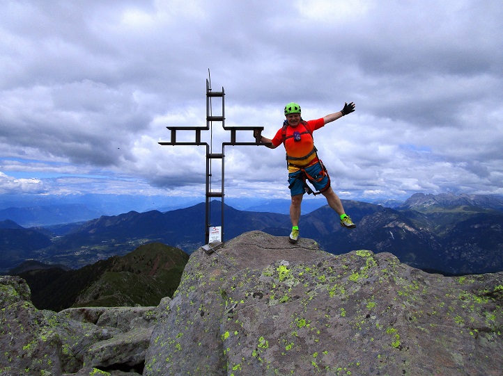 Foto: Andreas Koller / Klettersteigtour / Via ferrata dei Laghi Cermis Skyline inkl. zwei Gipfel (2535m) / 04.10.2022 00:48:49