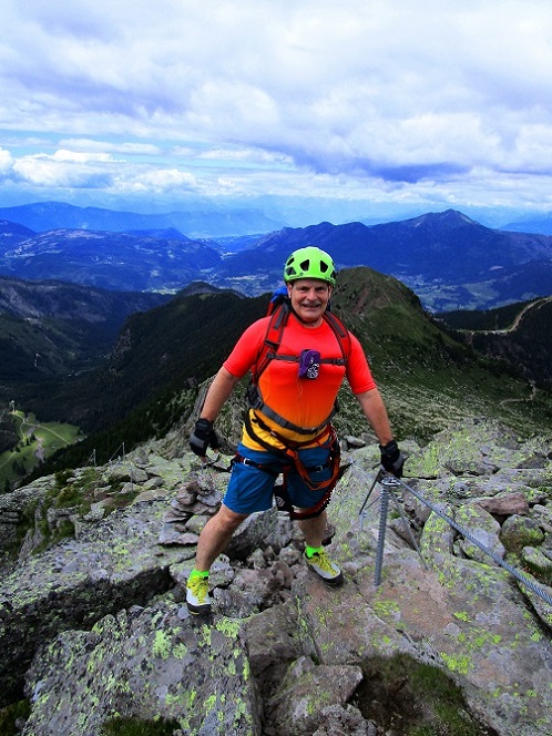 Foto: Andreas Koller / Klettersteigtour / Via ferrata dei Laghi Cermis Skyline inkl. zwei Gipfel (2535m) / 04.10.2022 00:48:08