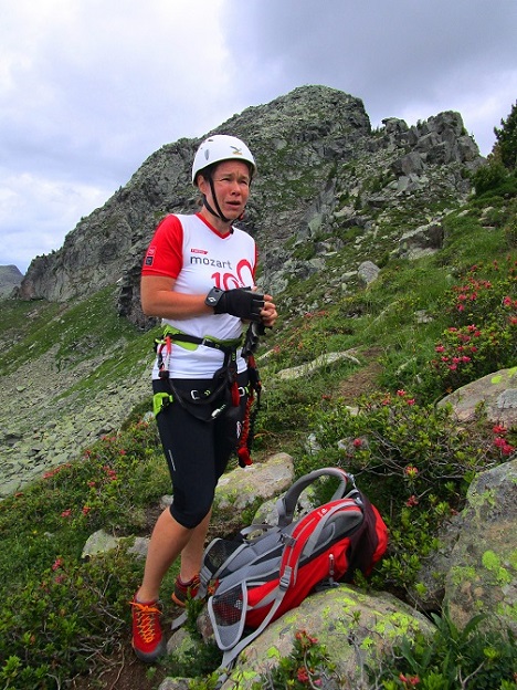 Foto: Andreas Koller / Klettersteigtour / Via ferrata dei Laghi Cermis Skyline inkl. zwei Gipfel (2535m) / Ausstieg / 04.10.2022 00:45:21