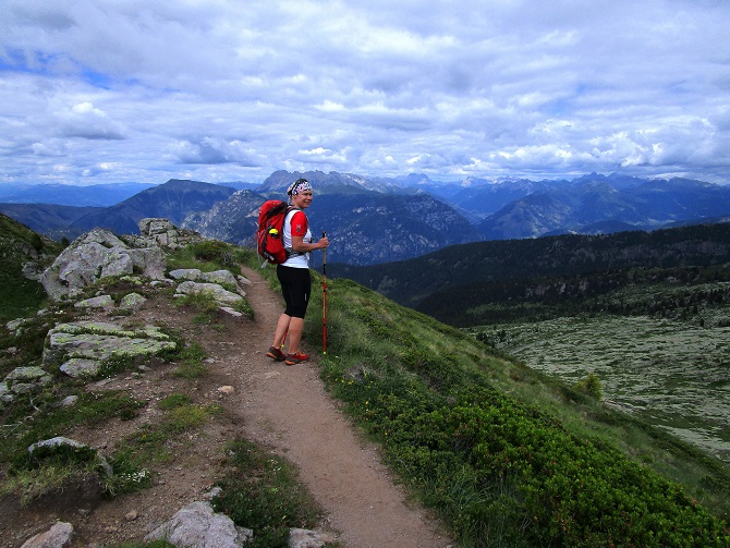 Foto: Andreas Koller / Klettersteigtour / Via ferrata dei Laghi Cermis Skyline inkl. zwei Gipfel (2535m) / 04.10.2022 00:44:33