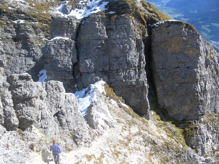 Foto: Wolfgang Lauschensky / Wandertour / Telfer Weißen 2588m und Roßkopf 2189m von Sterzing / Kaminschlucht / 06.11.2022 17:59:44