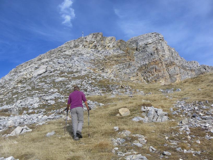 Foto: Wolfgang Lauschensky / Wandertour / Weißspitze bis Rollspitze Runde vom Braunhof / Weißspitze Südflanke / 09.11.2022 00:14:37