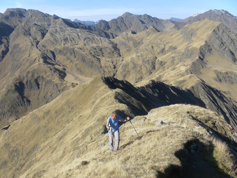 Foto: Wolfgang Lauschensky / Wandertour / Hohe Ferse 2669m von Flading / Westgrat vom Staudenbergjöchl / 09.11.2022 21:53:59