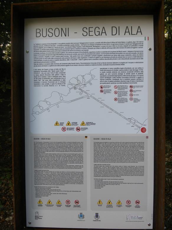 Foto: Wolfgang Lauschensky / Wandertour / M. Castelberto und Cima Borghetto (Busoni) / Busoni Informationstafeln / 11.11.2022 00:13:50