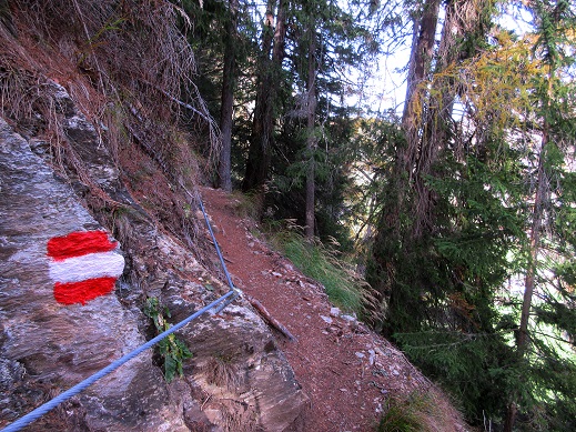 Foto: Andreas Koller / Klettersteigtour / Klettersteig Ölberg im Pfitschertal (1425m) / Ende des Hauptklettersteigs / 29.11.2022 21:52:29