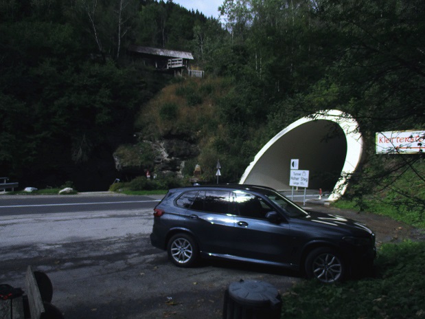 Foto: Andreas Koller / Klettersteigtour / Hoher Steg Klettersteig Predlitz (1095m) / Parkplatz Hoher Steg / 20.12.2022 22:57:41