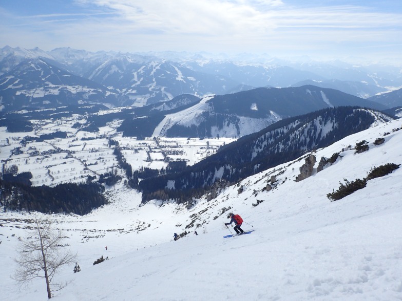 Foto: Manfred Karl / Skitour / Koppenkarstein Runde und Edelgrieß / Bester Firn in der Kramllahn / 07.03.2023 08:37:22