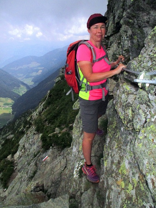 Foto: Andreas Koller / Klettersteigtour / Jaufenspitz Steig (2481m) / 16.03.2023 02:57:03