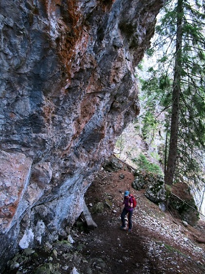 Foto: Andreas Koller / Klettersteigtour / Gantkofel - Steig (1868m) / 26.04.2023 02:14:58