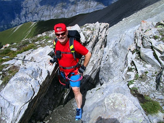 Foto: Andreas Koller / Klettersteigtour / Torrentgrat und Schafberg (2851m) / Einstieg / 26.05.2023 01:33:26
