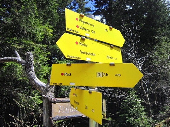 Foto: Andreas Koller / Wandertour / Kraxelspaß über der Kleinveitschalm (1628m) / 06.07.2023 13:17:06