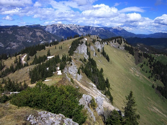 Foto: Andreas Koller / Wandertour / Kraxelspaß über der Kleinveitschalm (1628m) / Aussicht vom Ramkogel / 06.07.2023 13:09:07