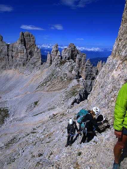 Foto: Andreas Koller / Klettersteigtour / Via ferrata Campanili del Latemar (2842m) / 07.09.2023 00:27:43