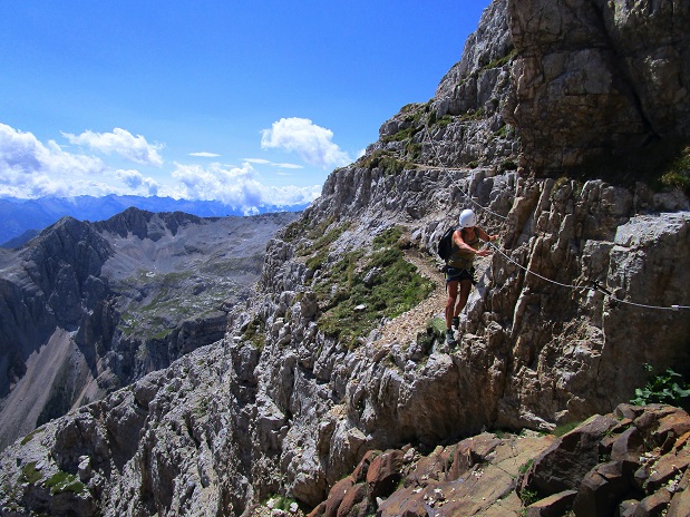 Foto: Andreas Koller / Klettersteigtour / Via ferrata Campanili del Latemar (2842m) / 07.09.2023 00:23:41